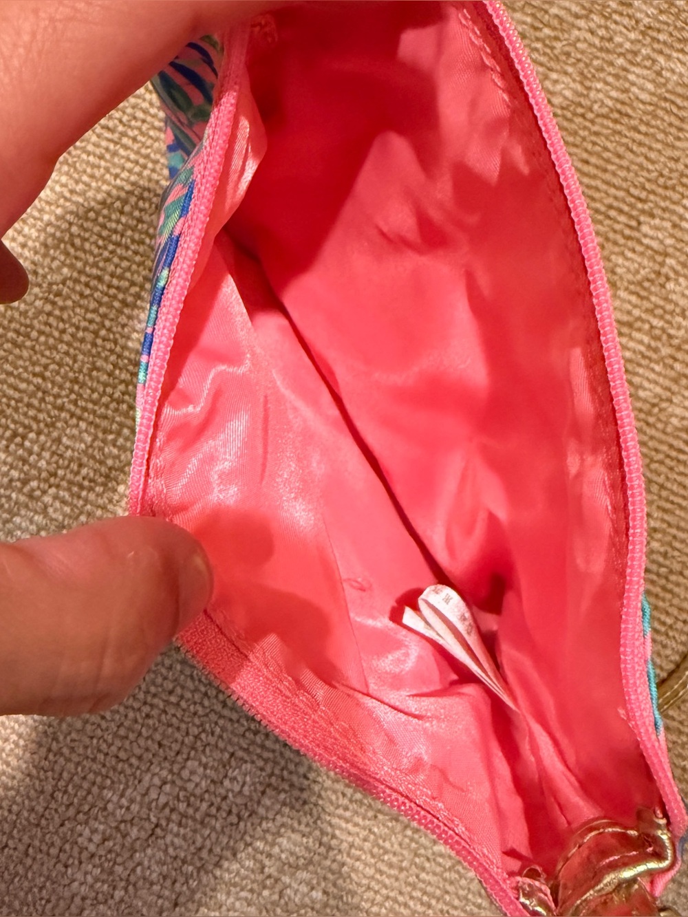 Lilly Pulitzer Zip It ID Crossbody in Cocoa Breeze - Picture 8 of 12
